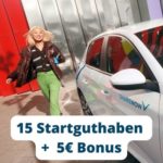 🚘 SHARE NOW Carsharing 👉 15€ Startguthaben + 5€ Bonus erhalten (einmalig nur 5€ für die Registrierung)