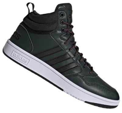 adidas Sneaker Hoops 3.0 Mid WTR dunkelgruen
