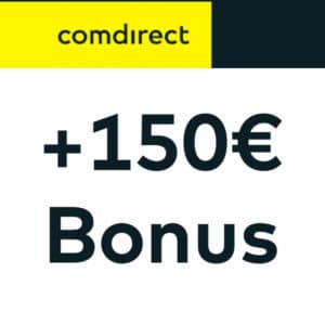 🔥 comdirect: 150€ Bonus für Sparplan beim cominvest Robo-Adviser