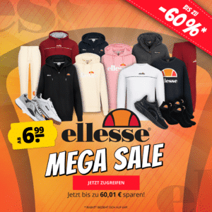 ellesse Mega-Sale bei Sportspar 🤯 z.B. mit Sweatshirts, Hoodies, Shirts & mehr