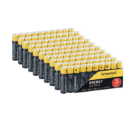 INTENSO 7501910MP ENERGY ULTRA AAA LR03 100PCS PACK Alkaline Manganese (Quecksilberfrei) Batterien, 1.5 V Volt, 1250 mAh