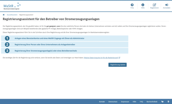 Balkonkraftwerke müssen im Marktstammdatenregister angemeldet werden