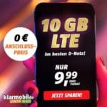 0,00€ AG💥 Telekom/Vodafone Allnet-Flats, z.B. 10GB LTE für 9,99€ // 15GB für 14,99€ & mehr (auch mtl. kündbar!)