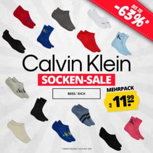 Calvin Klein Socken-Sale 🧦 diverse Multipacks bereits ab 11,99€