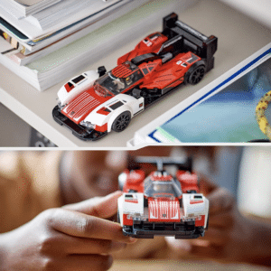 LEGO 76916 Speed Champions Porsche 963, Modellauto-Bausatz, Rennfahrzeug Spielzeug für Kinder, 2023 Sammelset mit Fahrer-Minifigur