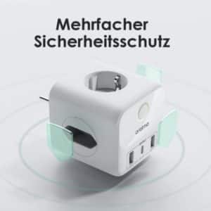 Oraimo Steckdosenleiste Wuerfel