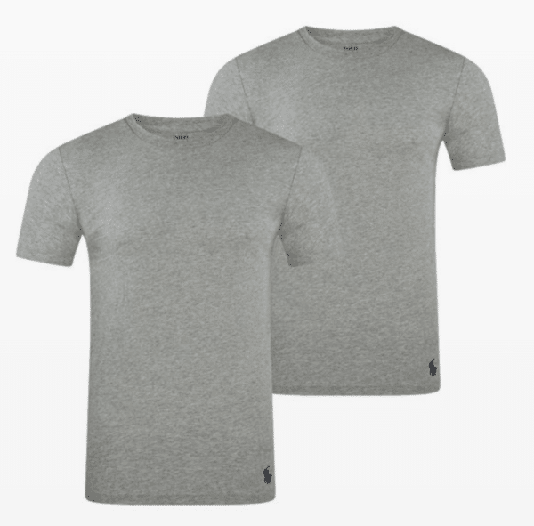 Polo Ralph Lauren Herren Rundhals T-Shirt Unterhemd CLASSIC CREW NECK 2er Pack - Regular Fit