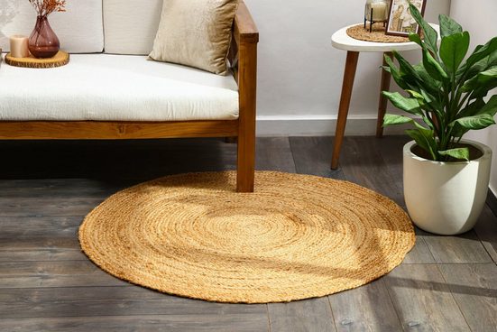 Teppich rund Boho Style