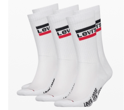 Levis Unisex Socken Regular Cut 120SF SPRT LT 3er Pack Levi's Unisex Socken Regular Cut 120SF SPRT LT 3er Pack