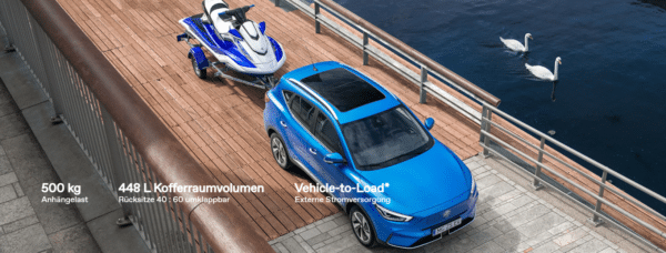 MG ZS EV + Anhänger