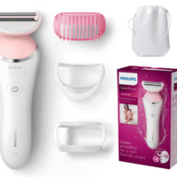 Philips Damen Rasierer Nass- und Trockenrasierer - inkl. 4 Zubehörteile