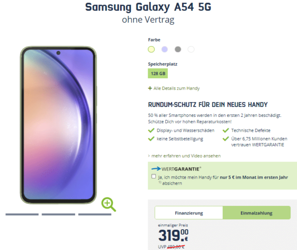 Samsung Galaxy A54 freenet