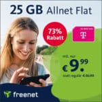 [Verlängert!] TELEKOM-Hammer 🔥 25GB LTE Allnet- & SMS-Flat für NUR 9,99€ mtl.