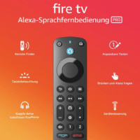 Alexa-Sprachfernbedienung Pro, mit Remote Finder, TV-Steuerungstasten und Tastenbeleuchtung, erfordert ein kompatibles Fire TV-Gerät