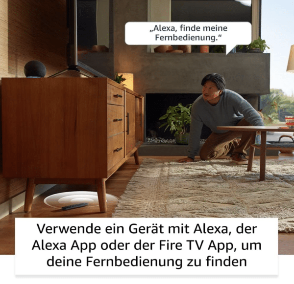 Alexa-Sprachfernbedienung Pro, mit Remote Finder, TV-Steuerungstasten und Tastenbeleuchtung, erfordert ein kompatibles Fire TV-Gerät