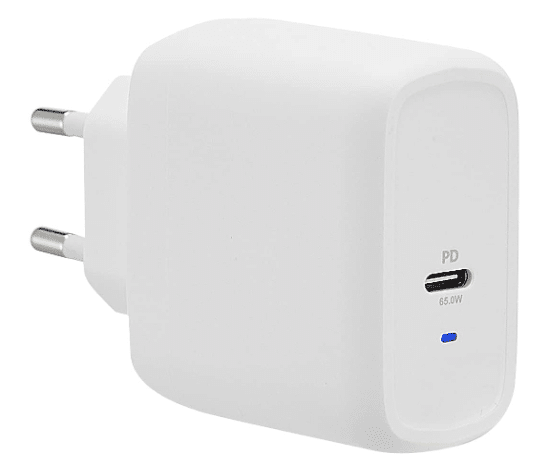 Amazon_Basics__USB-C-Wandladegeraet_mit_1_Port_65_W_GaN_fuer_Laptops_Tablets_und_Handys_mit_Stromversorgung_Weiss_nicht_PPS_561_x_287_x_5_cm