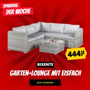 BIXENTE Garten Lounge mit Eisfach fuer nur 44444