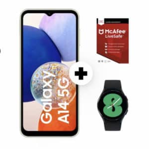 TOP📱Samsung Galaxy A14 + Galaxy Watch4 LTE für 1€ + 10GB LTE Allnet im o2 Netz für 9,99€ mtl.