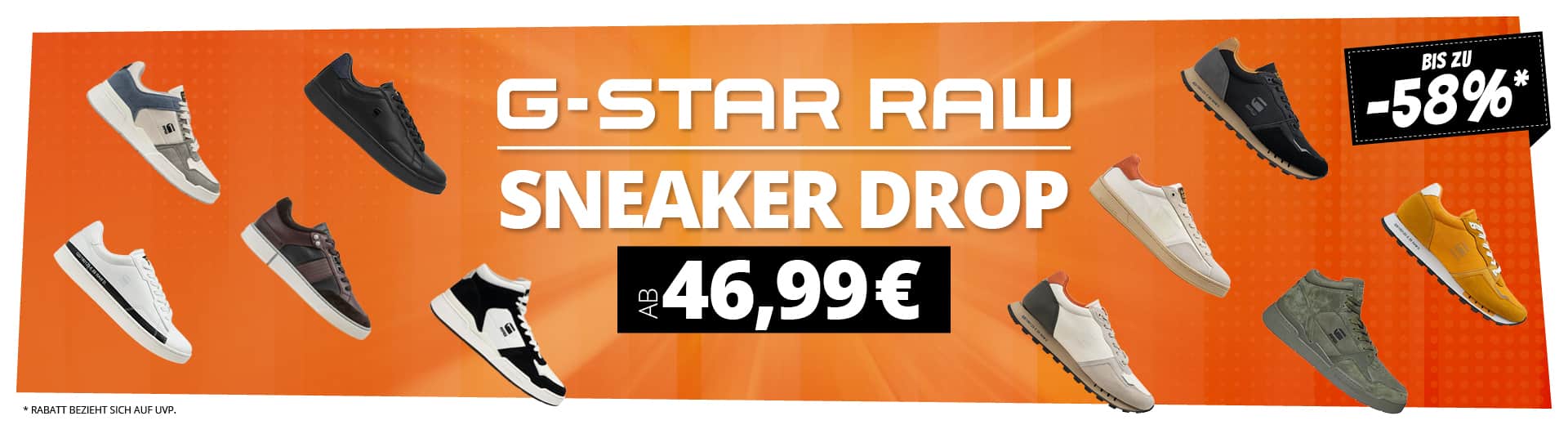G Star Sneaker Drop DESK DEUneu
