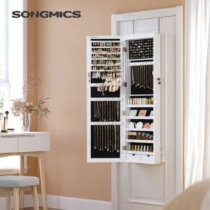 JBC93W SONGMICS Eleganter Schmuckschrank haengend
