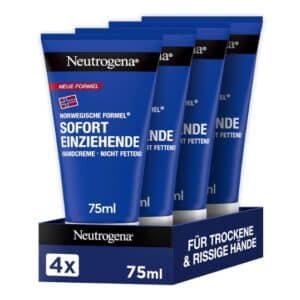 Neutrogena   Sofort einziehende Handcreme   4x 75ml