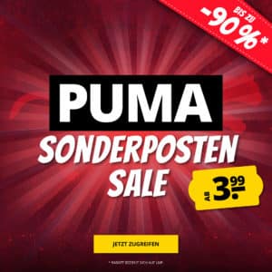 PUMA Sonderposten Sale drei MOB DEU