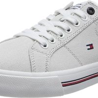 Tommy Hilfiger Herren Sneaker Vulcanized Stone Grey
