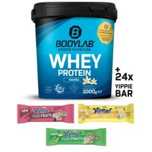 Yippie Bar Special mit Bodylab24 Whey Protein