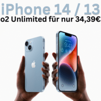 iPhone 14  13 o2 Unlimited fuer nur 3439