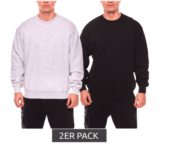 2er Pack FRUIT OF THE LOOM Herren Rundhals-Pullover