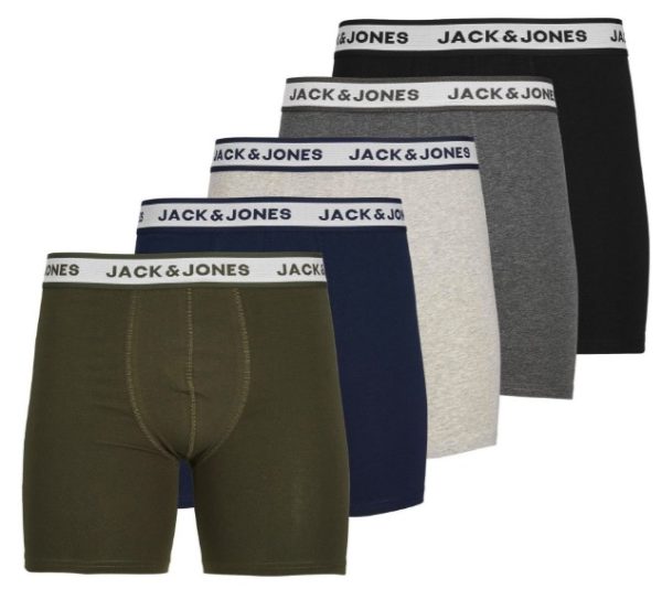 5er Pack Jack  Jones Boxershorts JJ JACSOLID BOXER BRIEFS