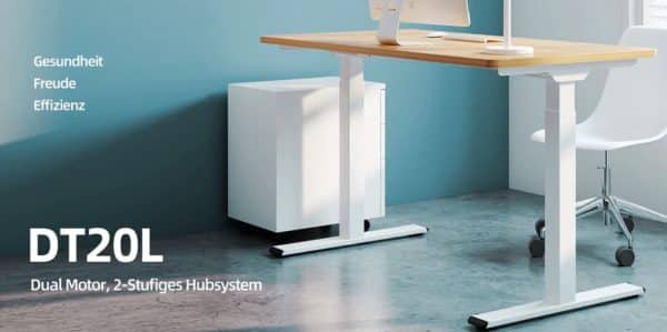 Ergofino DT20L   Hoehenverstellbares Schreibtischgestell ohne Tischplatte