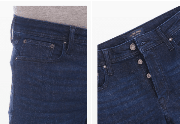 Jack & Jones Herren Jeans Short JJIRICK Regular Fit
