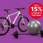 OTTO 🎉 15% Direktabzug auf Fahrräder, E-Bikes & Sportgeräte 🚴‍♀️ z.B. KROSSE-Bike Mountainbike Influx Hybrid 2.0 & mehr