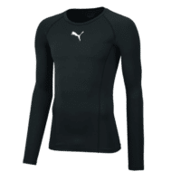 Puma Langarm Funktionsshirt teamLIGA Baselayer schwarz/weiß
