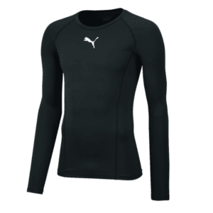 Puma Langarm Funktionsshirt teamLIGA Baselayer schwarz/weiß
