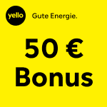 50€ Bonus⚡Günstiger Wärmestrom von YELLO