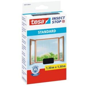 tesa Insect Stop Standard Fliegengitter fuer Fenster   zuschneidbar   130 cm x 150 cm