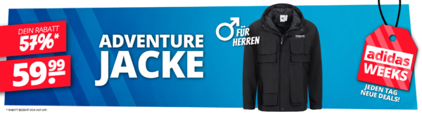 Adidas Herren Adventure jacke Affiliate DESK