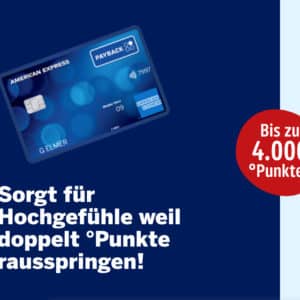 [TOP] 40€ Bonus 🤑 für gebührenfreie Payback American Express 🥳 mit Cashback für jeden Umsatz