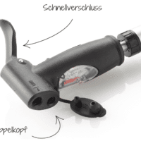 FISCHER_Mini-Luftpumpe_mit_Manometer_Doppelhub-Technik