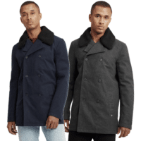 SOLID Herren Business-Parka Woll-Mantel Regular Fit Pinto
