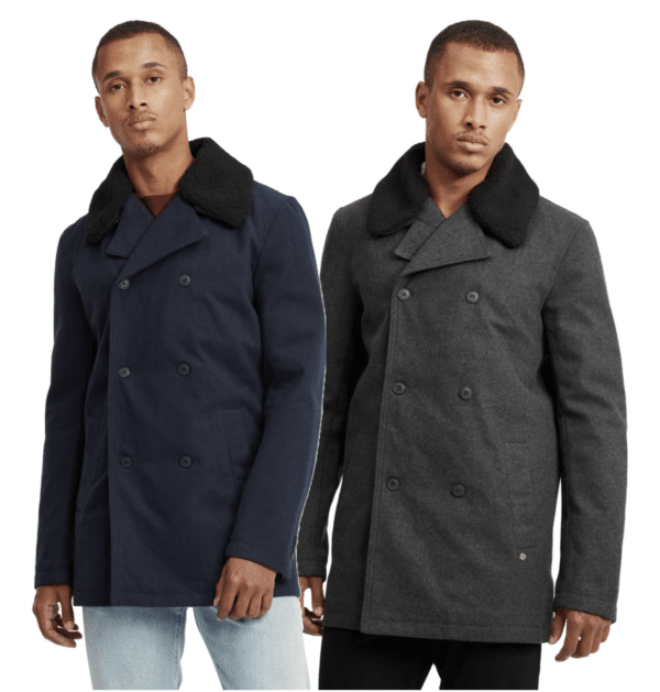 SOLID Herren Business-Parka Woll-Mantel Regular Fit Pinto