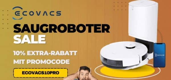Ecovacs Saugroboter Wischroboter im Sale