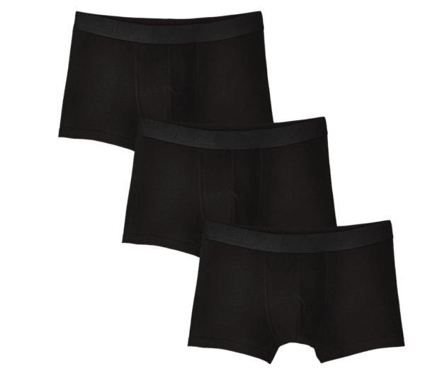 3er Pack watson´s Herren Boxershorts im Retro-Stil Baumwoll-Shorts Schwarz, Weiß oder im Mix Schwarz/Weiß/Grau1
