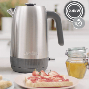 Breville by Sage Elektrischer Wasserkocher mit Temperatur Einstellung 1.7 L