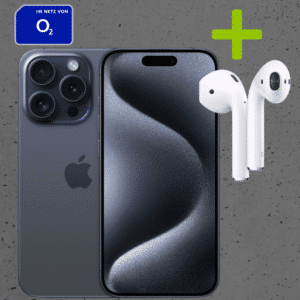 Iphone 15 pro  Airpods o2