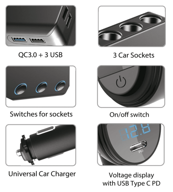 Auf der Suche nach einer praktischen Lösung, um mehrere Geräte gleichzeitig in eurem Auto zu laden? Der Maclean MCE218 3-fach KFZ-Verteiler könnte genau das Richtige sein. Aktuell gibt es ihn bei Amazon mit einem 40% Coupon für nur 13,09€ statt der üblichen 21,81€. Warum der Maclean MCE218 eine gute Wahl ist: Vielseitige Lademöglichkeiten: 3 Zigarettenanzünder-Buchsen und 4 USB-Anschlüsse. Quick Charge 3.0: Schnellladefunktion für kompatible Geräte. USB Typ-C mit 18W Power Delivery: Für extra schnelles Aufladen. Hohe Leistung: Bis zu 120W und 10,2A Schnellladung möglich. LED Voltmeter: Überwacht die Autobatterie während der Fahrt. Kompaktes Design: Praktisch und platzsparend. Dieser Auto-Adapter ist ideal für alle, die oft unterwegs sind und dabei mehrere Geräte wie Smartphones, Kameras oder GPS-Geräte nutzen. Mit dem Maclean MCE218 könnt ihr sicherstellen, dass all eure Geräte stets geladen sind, und das sogar gleichzeitig. Dank der integrierten Voltanzeige behaltet ihr zudem die Spannung eurer Autobatterie im Auge. Nutzt die Gelegenheit und schnappt euch diesen praktischen KFZ-Verteiler zum Schnäppchenpreis!