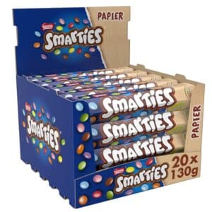Nestle SMARTIES Riesenrolle bunte Schokolinsen Hexagonrolle 20er Pack