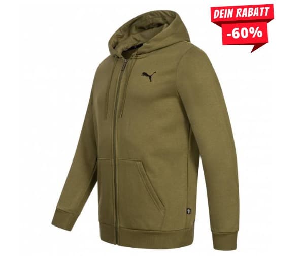 PUMA Essential Full Zip Herren Kapuzen Sweatshirt PUMA Essential Full Zip Herren Kapuzen Sweatshirt